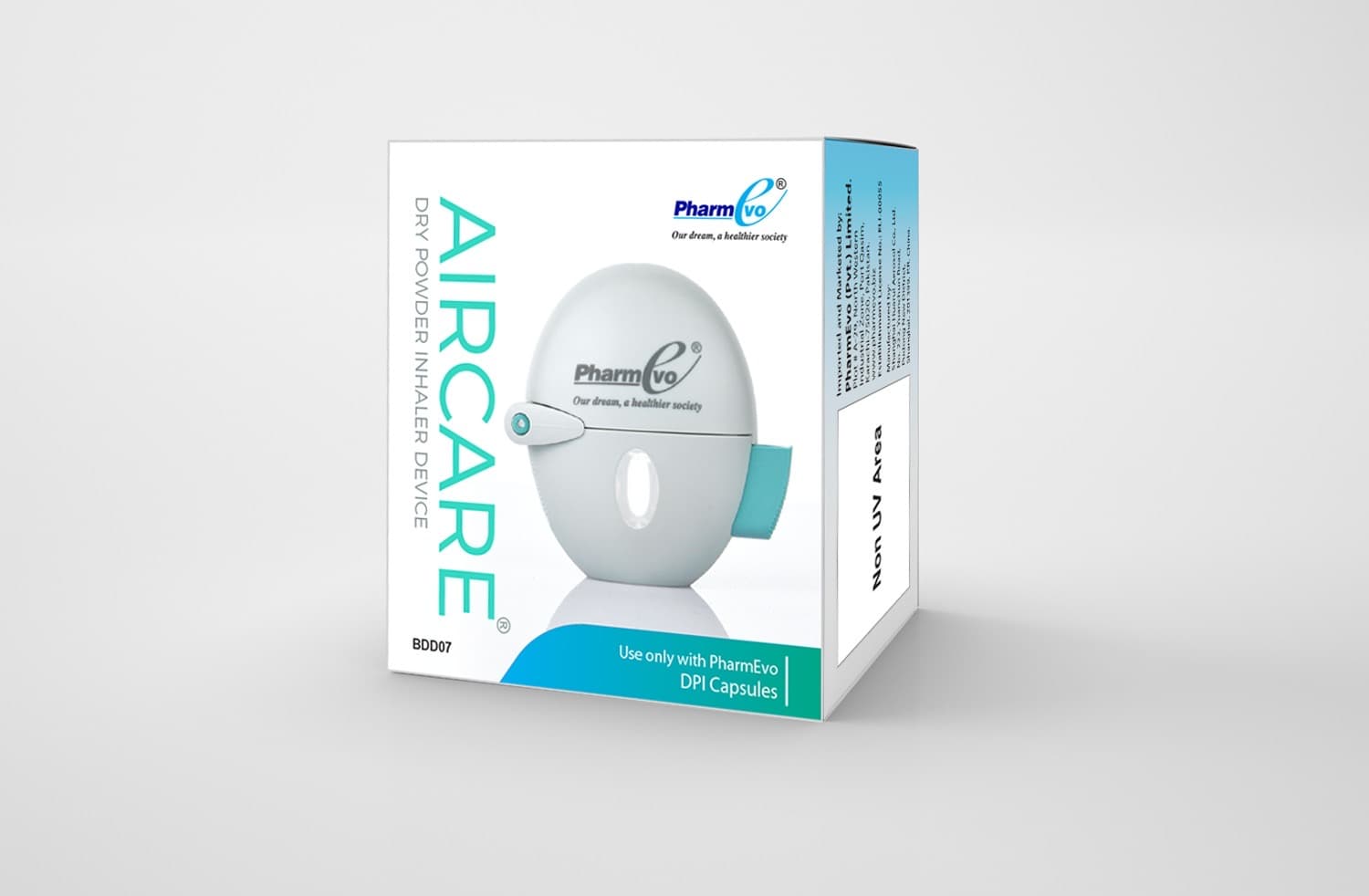 AirCare Device packaging