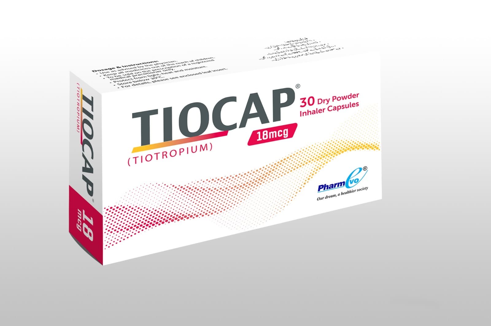 TioCap DPI Capsule packaging