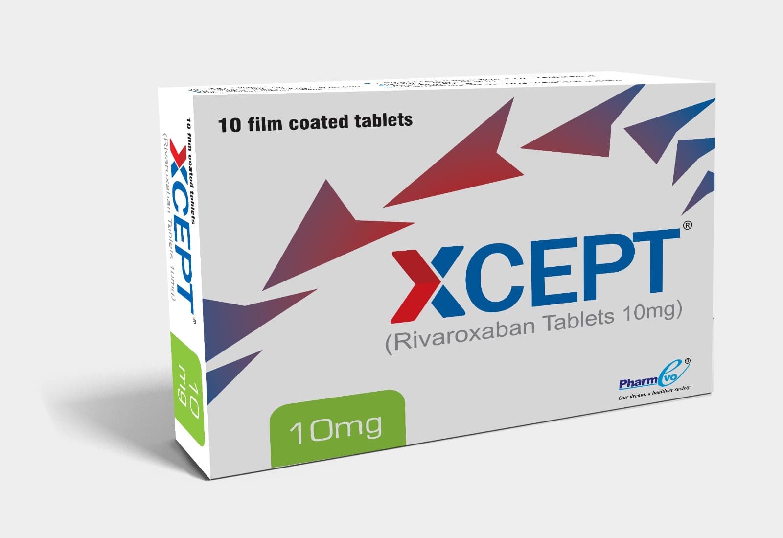 Xcept Tablet packaging